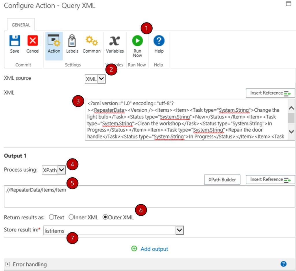 Nintex Workflow query action