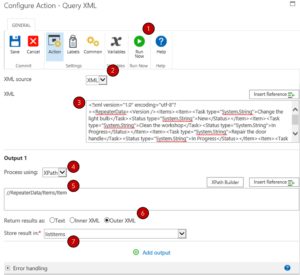 Nintex Workflow query action